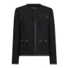 DOUBLE CREPE SINGLE-BREASTED JACKET