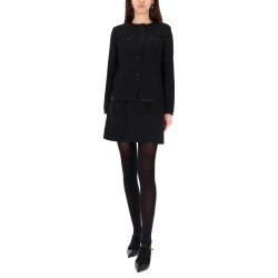 DOUBLE CREPE SINGLE-BREASTED JACKET