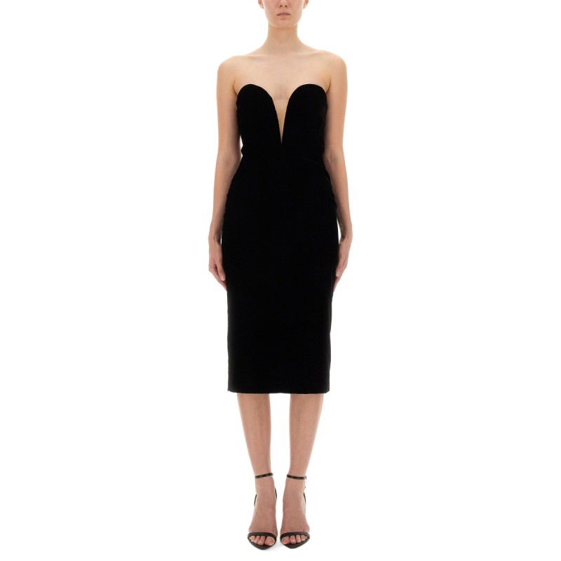 VELVET COCKTAIL DRESS