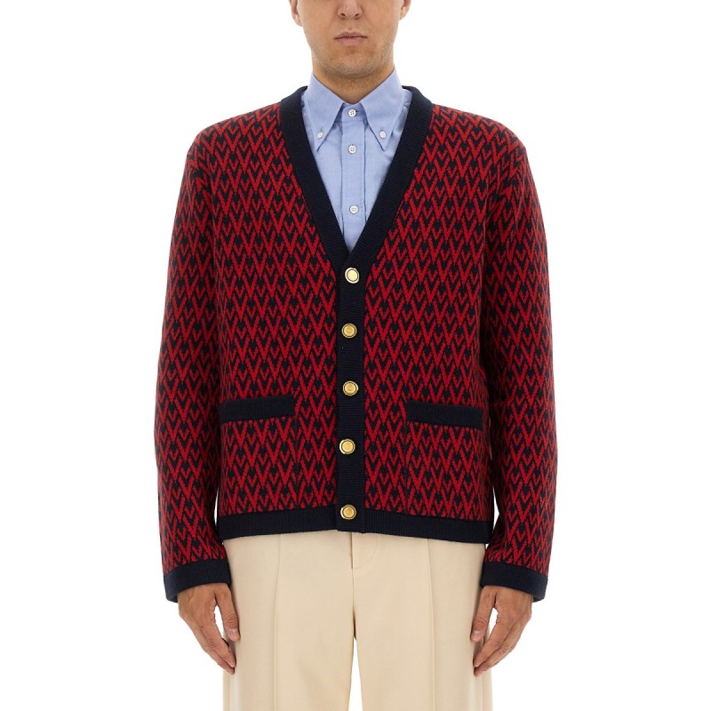 CARDIGAN WITH "TOUTE LA V" PATTERN