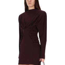 PLEATED MINI DRESS