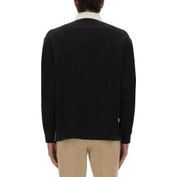 POLO SHIRT WITH COLLEGE STYLE LOGO