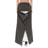DECONSTRUCTED SKIRT WITH MARTINGALE DETAIL