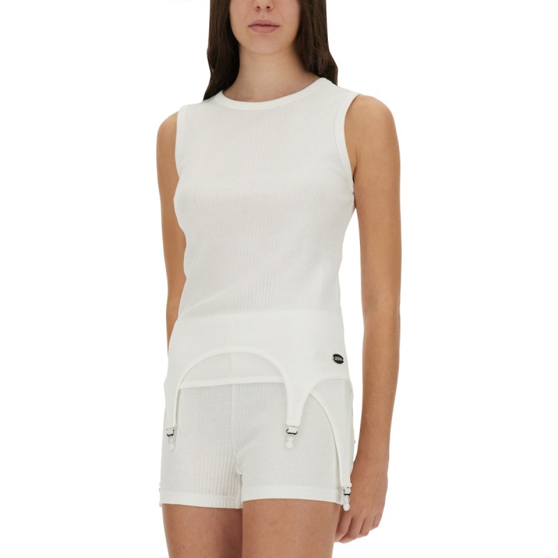 TOP WITH GARTER DETAIL