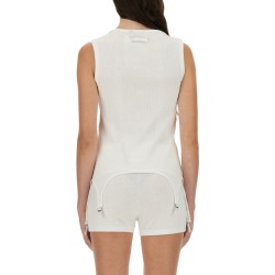 TOP WITH GARTER DETAIL