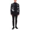 COTTON FLEECE BOMBER JACKET