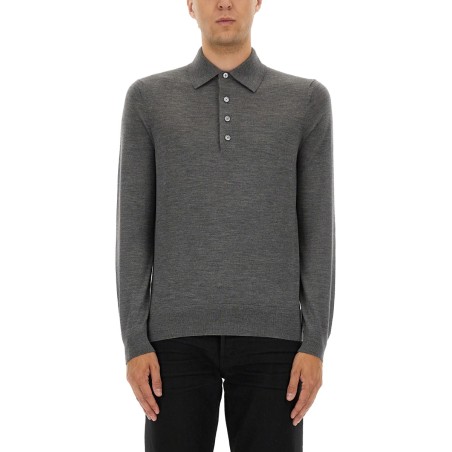 FINE MERINO VIRGIN WOOL POLO SHIRT