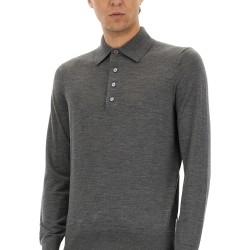 FINE MERINO VIRGIN WOOL POLO SHIRT