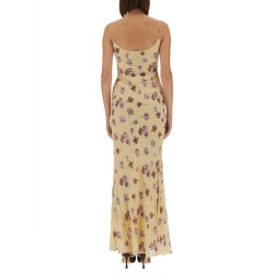 LONG DRESS WITH FLORAL PATTERN