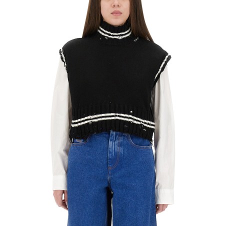 SHORT COTTON VEST