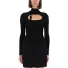 RIBBED TOP WITH BUCKLE