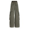 WAXED FAILLE PANTS