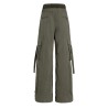 WAXED FAILLE PANTS
