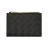 "WOVEN" CARD HOLDER WITH ZIPPER