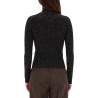 WOOL AND CASHMERE MOULINÉ TURTLENECK