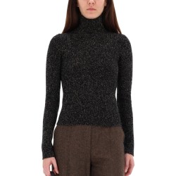 WOOL AND CASHMERE MOULINÉ TURTLENECK