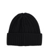 CASHMERE CAP WITH LOGO