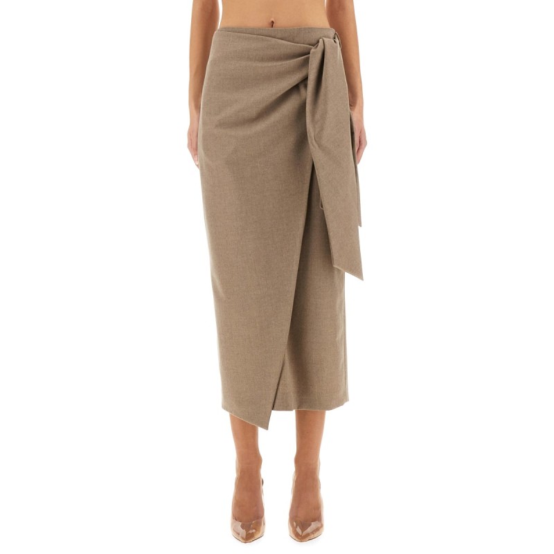 "BINGO" WRAP SKIRT
