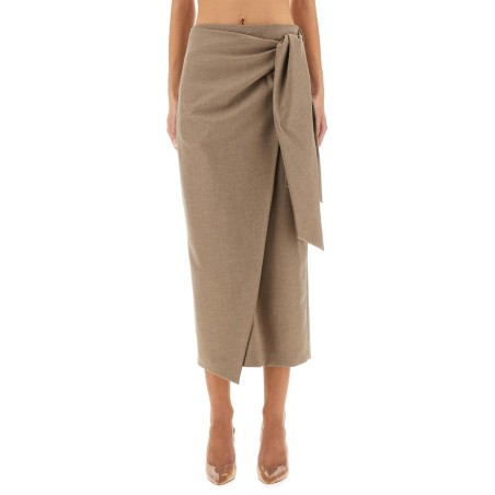 "BINGO" WRAP SKIRT