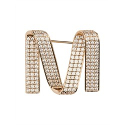 BROOCH WITH LOGO