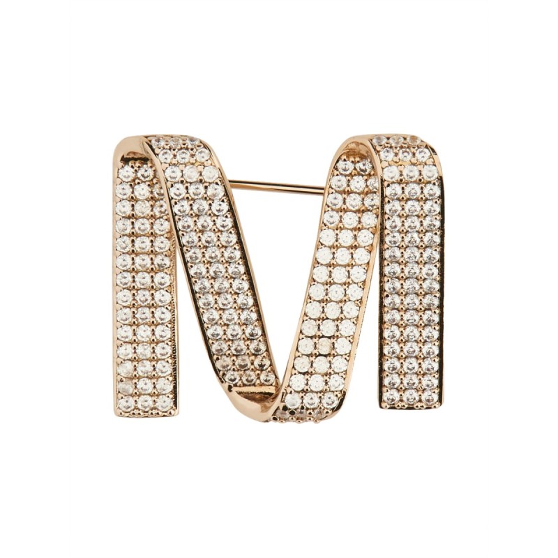 BROOCH WITH LOGO
