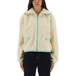 MONOGRAMMED FLEECE JACKET