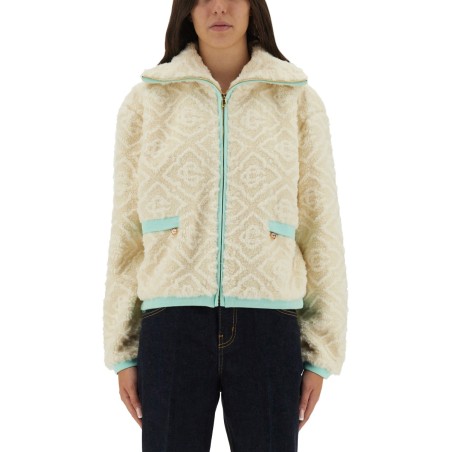 MONOGRAMMED FLEECE JACKET
