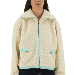 MONOGRAMMED FLEECE JACKET