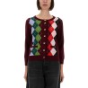 JACQUARD CASHMERE CARDIGAN