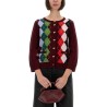 JACQUARD CASHMERE CARDIGAN
