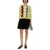 JACQUARD CASHMERE CARDIGAN