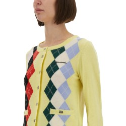 JACQUARD CASHMERE CARDIGAN