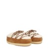 SHEARLING "EVX" MULES