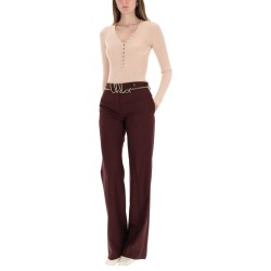 RIBBED KNIT WITH BUTTONS