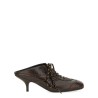 LEATHER SLIP-ON MULES