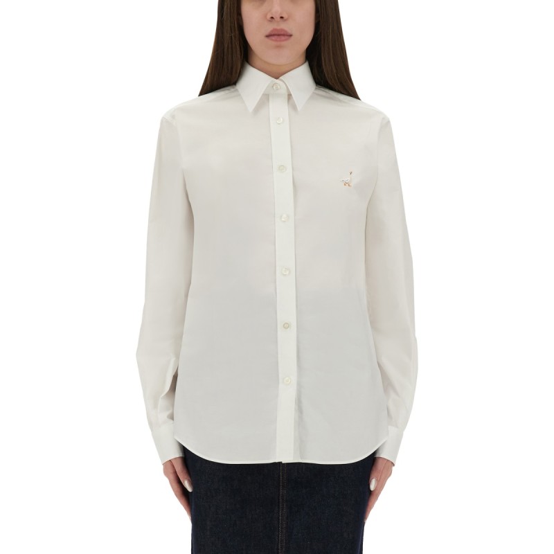 SHIRT WITH "GOOSE" EMBROIDERY