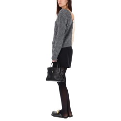 TWO-TONE CARDIGAN