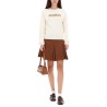 PLEATED MINISKIRT
