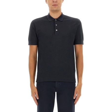 COTTON BLEND POLO SHIRT