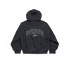 "FLIPPED" ZIPPERED SWEATSHIRT