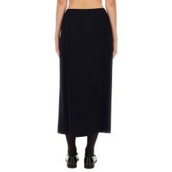 MIDI SKIRT WITH TOGGLE