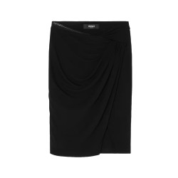 MIDI SKIRT WITH ASYMMETRICAL HEMLINE