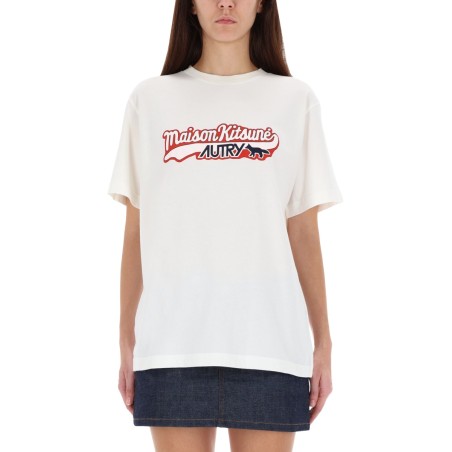 AUTRY X MAISON KITSUNÉ LOGO T-SHIRT