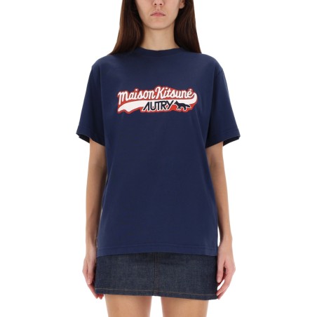 AUTRY X MAISON KITSUNÉ LOGO T-SHIRT