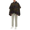 PONCHO WITH TARTAN PATTERN