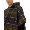 PONCHO WITH TARTAN PATTERN