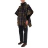 PONCHO WITH TARTAN PATTERN