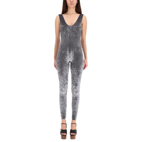 JUMPSUIT WITH "GG" EMBROIDERY
