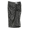 SILK MIDI SKIRT
