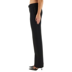 WOOL GABARDINE TAILORED PANTS